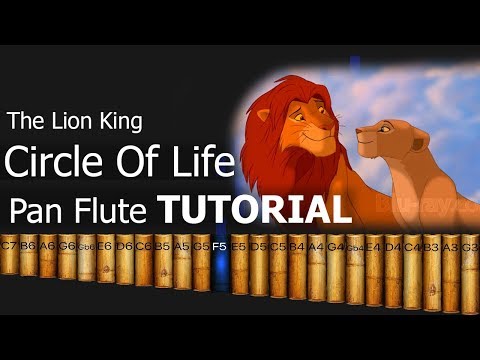 The Lion King - Circle Of Life (Pan Flute TUTORIAL)