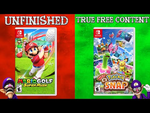 The Difference Between Free Content & Fixing It Later: New Pokémon Snap Vs. Mario Golf: Super Rush