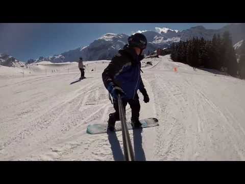GoPro: Snowboarding Mt Titlis, Engelberg, Switzerland - Blue Run