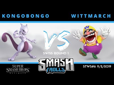 STWS #6 - SWISS ROUND 1 - KongoBongo (Mewtwo) VS Wittmarch (Wario) - SSBU Tournament