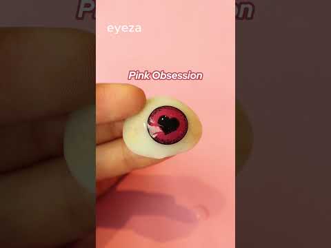 These contact lenses might blur your vision😱🩷Sparkle Pink🩷Pink Obsession❤⁠Any 3 lenses for $39 🥑