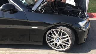 Idiots installing Dual Cone Intake on e93 335i