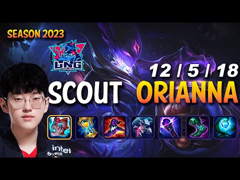 LNG Scout ORIANNA vs CAMILLE Mid - Patch 13.19 KR Ranked