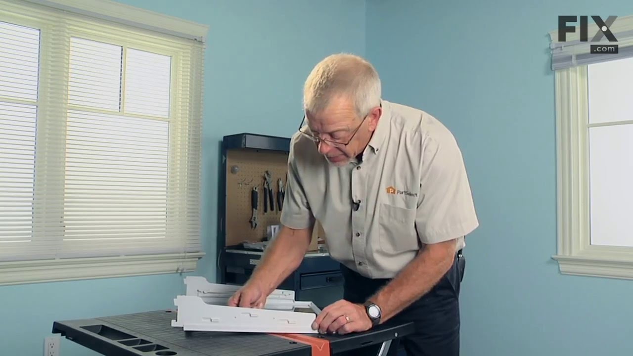Replacing your Refrigerator Pan Slide Track Replacing your Refrigerator Pan Slide Track