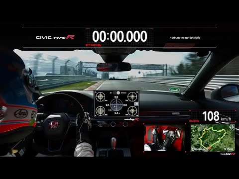 Record Lap of Nürburgring Nordschleife 2023 Honda Civic Type R • The Drive G