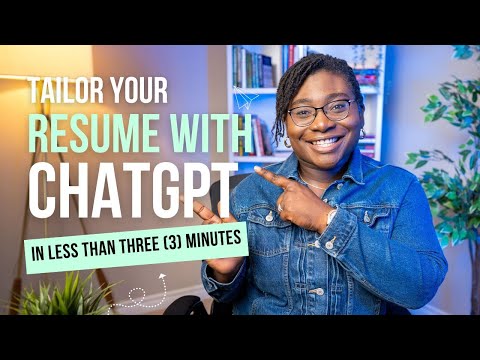 Tailor Your Resume in Under 3 Minutes Using ChatGPT (Step-by-Step)