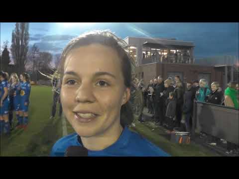 Hanne Beirnaert na FC Bosdam Beveren - KAA Gent Ladies D op 13 04 2019
