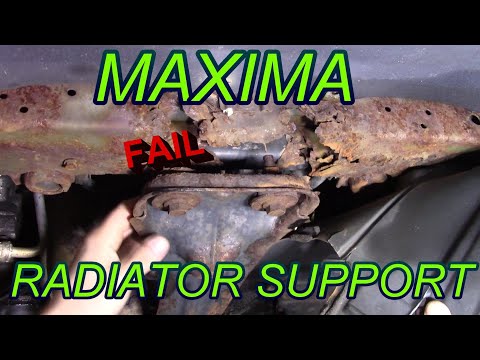 MAXIMA RADIATOR SUPPORT REPAIR FOR $25