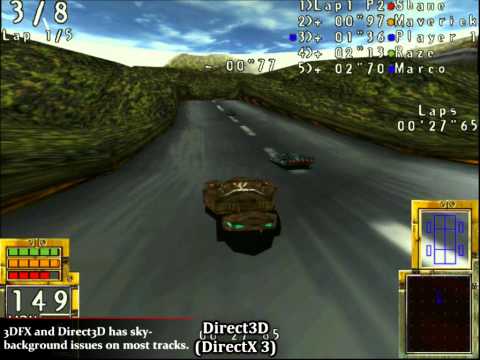 3D Acceleration Comparison Ep7: POD - 3DFX/PowerVR/ATI RAGE/S3 Virge/Direct3D/DirectDraw software