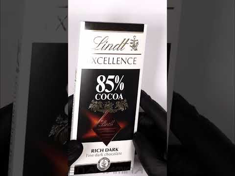 Lindt Excellence 85% Cocoa Fine Dark Chocolate (100g) 🍫🇨🇭 #shorts