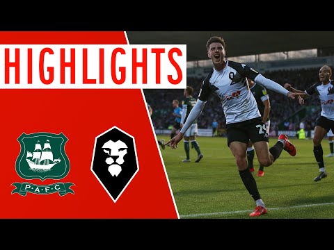 Plymouth Argyle 2-2 Salford City League Two 2019/20