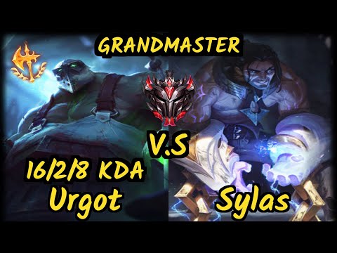 CNB Yampi (URGOT) vs SYLAS - 16/2/8 KDA JUNGLE GAMEPLAY - BR Ranked GRANDMASTER v9.6