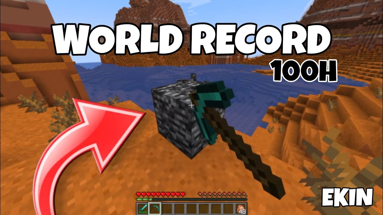 BEDROCK WORLD RECORD - MINECRAFT #19 by EKIN