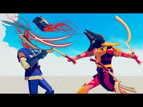 EGYPT SWORD MASTER vs EVERY UNIT | TABS - Totally Accurate Battle Simulator