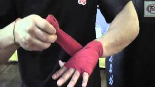 preview picture of video 'How to wrap your hands for AtomicKickboxing.com in Cranston, Rhode Island'