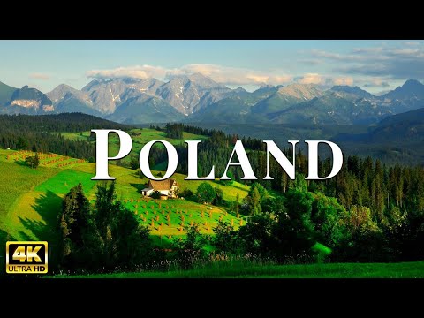 FLYING OVER POLAND 4K UHD   Wonderful Natural Landscapes With Relaxing Music For Stress Relief