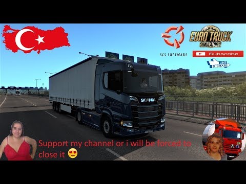 Euro Truck Simulator 2 (1.37) Onal Turkey Map v 1.2 1.37x Update Scania S NG + DLC's & Mods