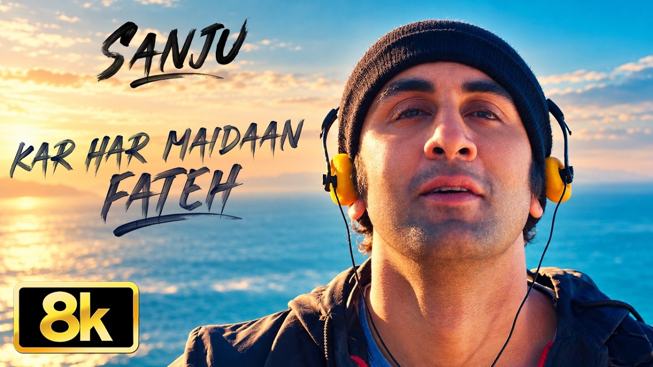 Sanju: Kar Har Maidaan Fateh 8K Full Video Song | Ranbir Kapoor | Rajkumar Hirani