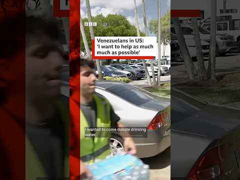 Most Venezuelan city in the US rallies to help. #Venezuela #Florida #BBCNews
