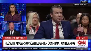 CNN: LAURA COATES LIVE - JAN 14 2025 - DEMOCRATS FAIL TO HINDER HEGSETH