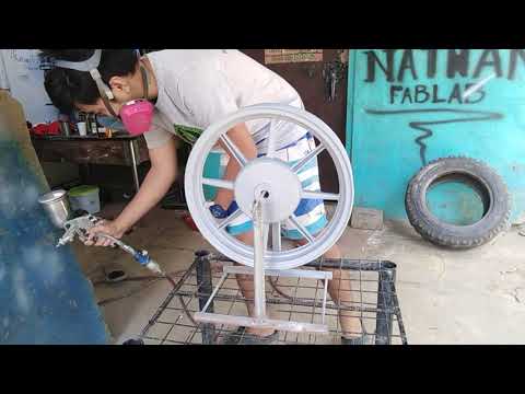 Repainting Yamaha Mio Mags black to white | BATANGAS CITY, PHILIPPINES
