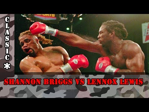 EPIC FIGHT ! Lennox Lewis vs Shannon Briggs 28th March 1998 FULL FIGHT