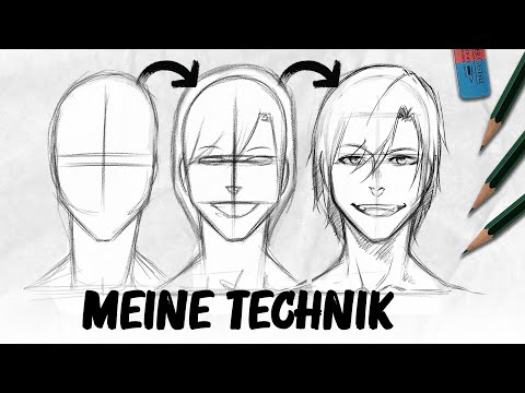 Wie ich Gesichter zeichne | Step by Step | DrawinglikeaSir
