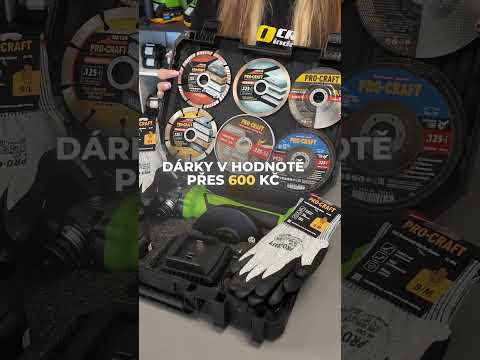 PROCRAFT PGA 22-1B-C SET uhlová brúska + príslušenstvo