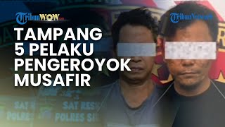 Ini Dia Tampang 5 Pelaku Tersangka Pengeroyokan Musafir di Masjid Sibolga, Terancam 15 Tahun Penjara