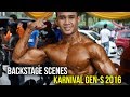 MR KARNIVAL GEN-S 2016: Backstage Scenes (Bodybuilding & Aesthetics)