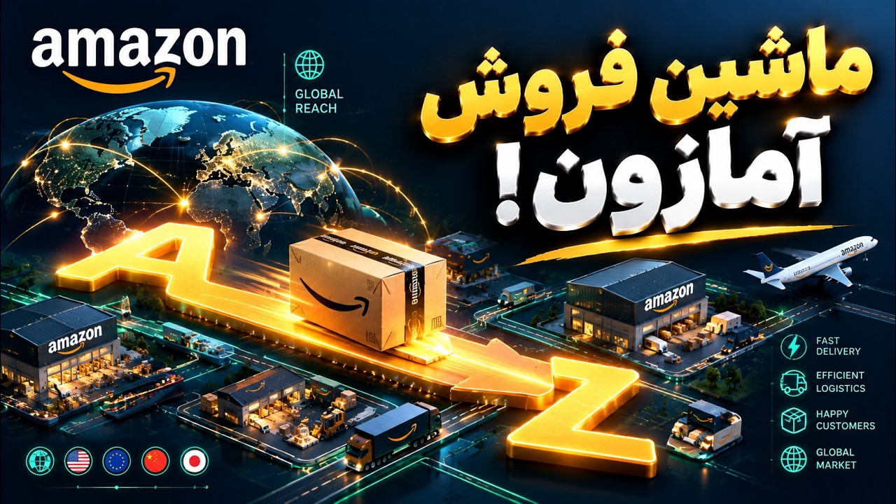 🚀 چرا آمازون به یکی از بزرگ‌ترین ماشین‌های فروش جهان تبدیل شد؟ کیس‌استادی 