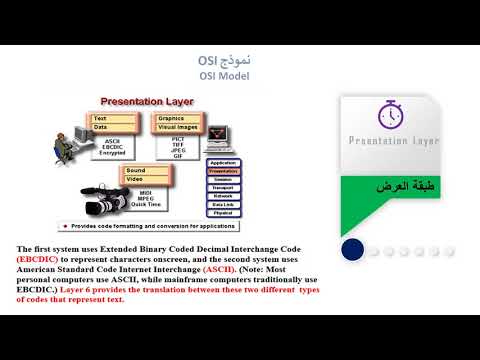 4 1 OSI Model Presentation Layer طبقة العرض