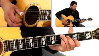 Kentucky Thumbpicking Guitar Lesson - #26 Cannonball Rag - Alonzo Pennington