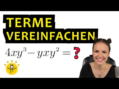 Terme vereinfachen ALLE Regeln – Terme mit Variablen umformen