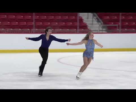 Eva PATE & Logan BYE 2024 Lake Placid Ice Dance International Rhythm Dance Le Freak/Carwash/Shake Y