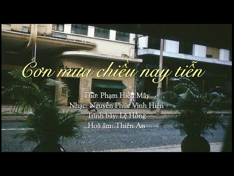 Cơn mưa chiều nay tiễn - Lệ Hồng