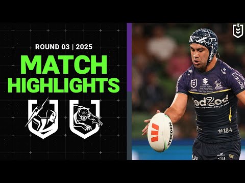 NRL Highlights | NRL Match Highlights 2025 | Storm  v Panthers | Round 3