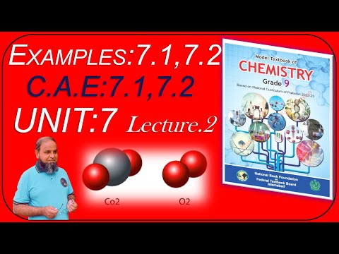 Example 7.1, Example 7.2, Concept assessment exercise 7.1, 7.2 Class 9 chemistry chapter 7 new book