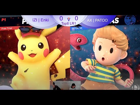Festigames - Tournoi Smash | Top 8 LR1 | IZI Enki (Pikachu) vs AX PATOO (Lucas)