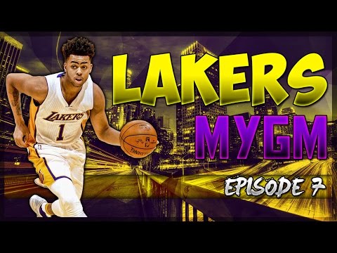 NBA2K17 MyGM Los Angeles Lakers EP.#7: All The Events Leading Up To The All Star Break!!!