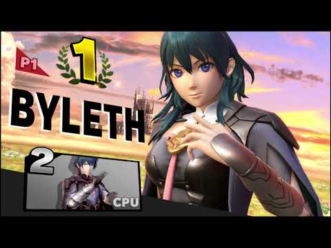 Super Smash Bros Ultimate- Byleth Victory Poses Male and Female