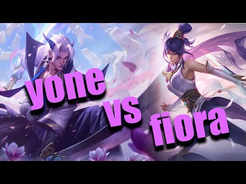 Yone top vs fiora s14 laning phase + teamfight