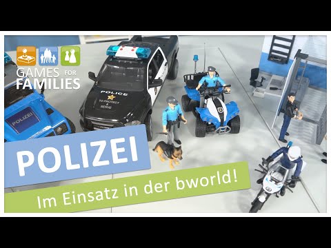 Im Einsatz mit den bworld Polizisten von Bruder Spielwaren!
