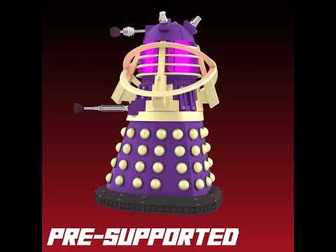 05 Dalek (Time Strategist) Turnaround - 3D Print Model