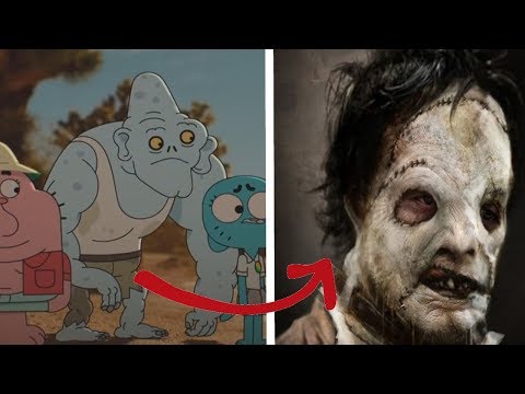 La historia de LEATHERFACE OCULTA en EL INCREIBLE MUNDO DE GUMBALL