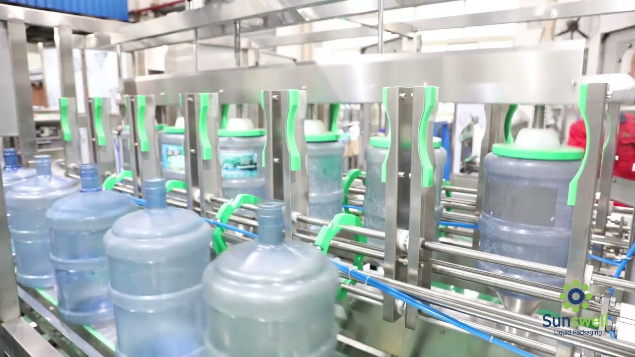 Dominican,Sunswell 900BPH 5 Gallon Water Filling Line
