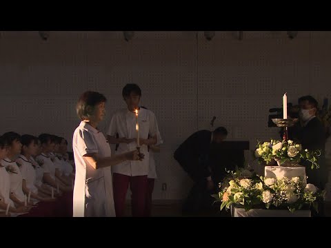 看護学科 令和5年度　長岡崇徳大学　継灯式