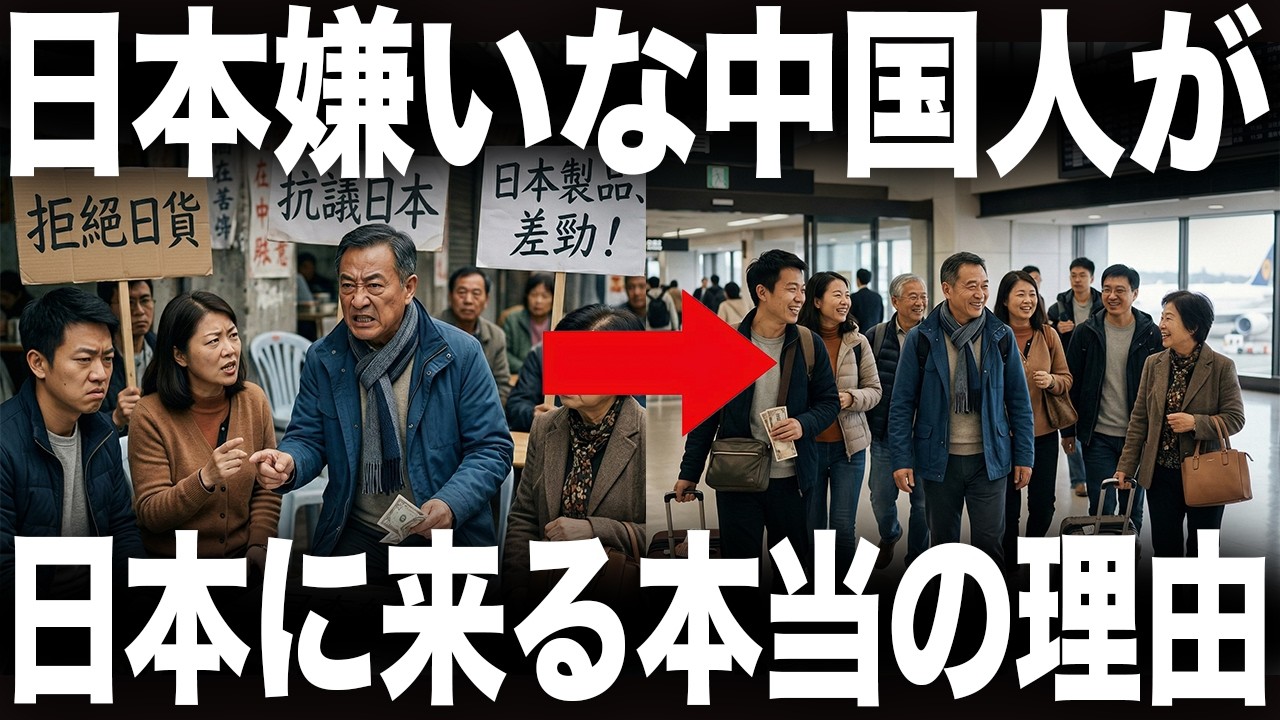「日本は嫌い」中国人が日本に来る、誰も言わない本当の理由