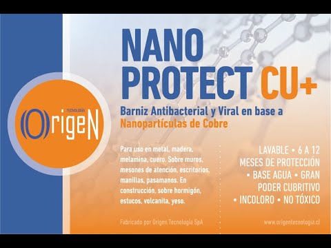 NANO PROTECT CU+: Barniz antibacterial y viral