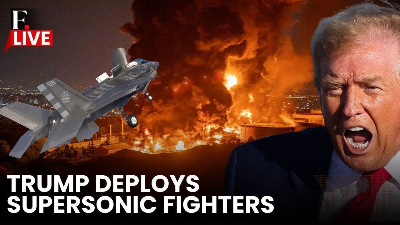 US Iran War LIVE: Trump Deploys F35B Stealth Fighters with Supersonic Speed at Iran Border